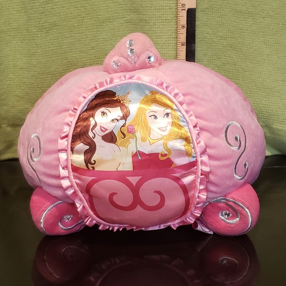 Disney Toys Disney Princess Pink Carriage Pillow Plush Poshmark